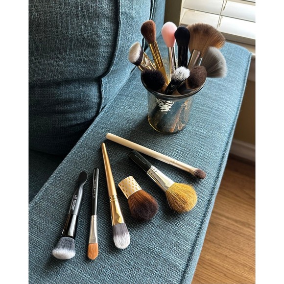 Luxie Eco Tools MOTD Face Makeup Brushes Contour Highlight Concealer 15 pc Set - Picture 12 of 12